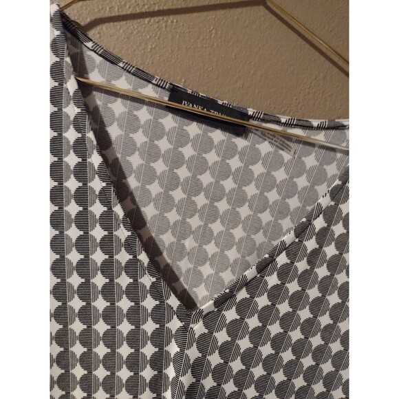 Ivanka Trump L Large Circle Blouse Womens Long Sleeve Pullover Stretch Top - Picture 3 of 10